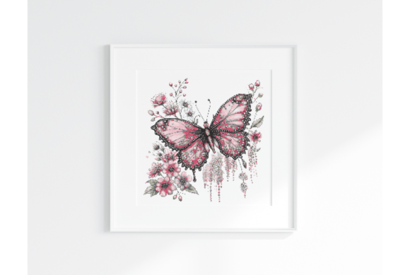 Butterfly Cross Stitch Pattern: A Craft Fair Standout