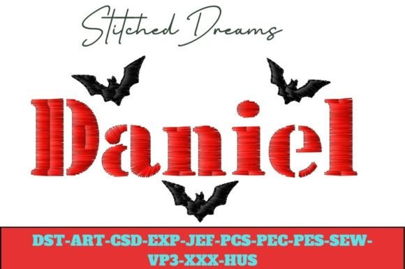 Captivating Daniel Embroidery Design for Personalized Gifts