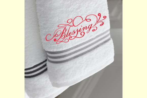 Charming Blessing Decorative Lettering