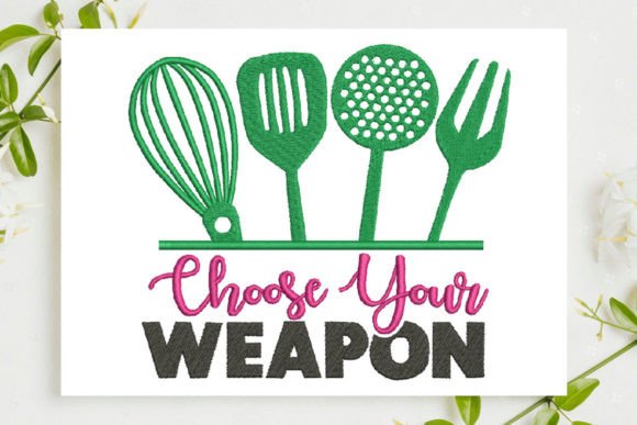 Choose Your Weapon: A Playful Baking Design