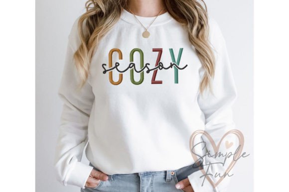 COZY Season Embroidery Design: A Perfect Addition