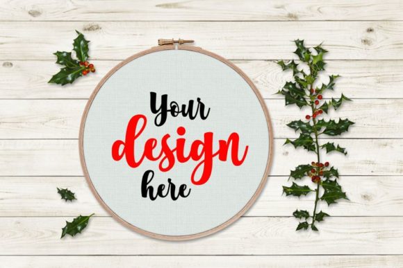 Embroidery Hoop Mockup: A Versatile Tool for Gift Creators