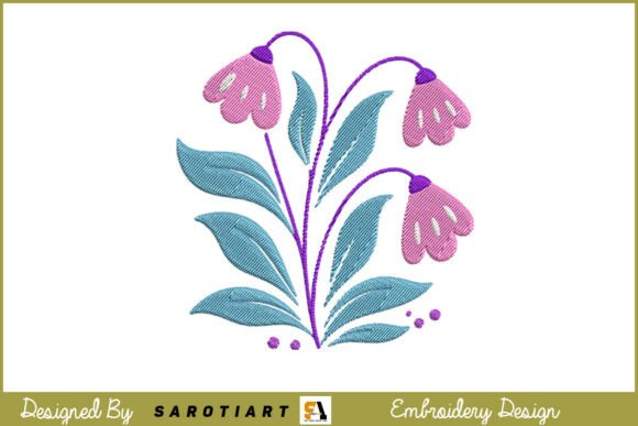 Flowers Boho Embroidery Design: A Versatile Addition