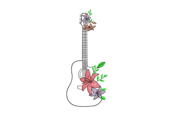 Flowers Guitar: A Charming Addition to Your Craft Fair