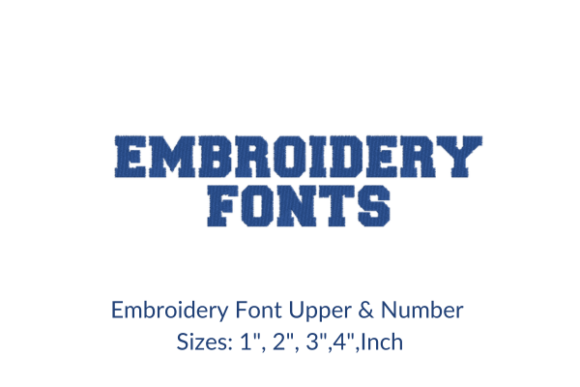 Freshman Font: A Versatile Embroidery Design
