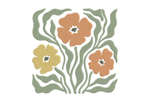 Poppy Flowers Embroidery Design: A Seasonal Delight