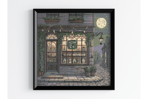 Review: Night Coffee Shop Embroidery Design
