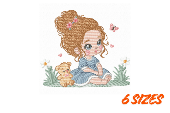 Review: Sweet Girl Embroidery with Teddy Bear