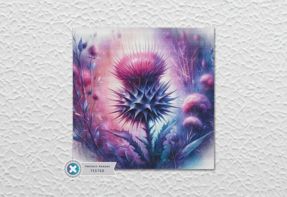 Thistle Flower Cross Stitch Pattern Review
