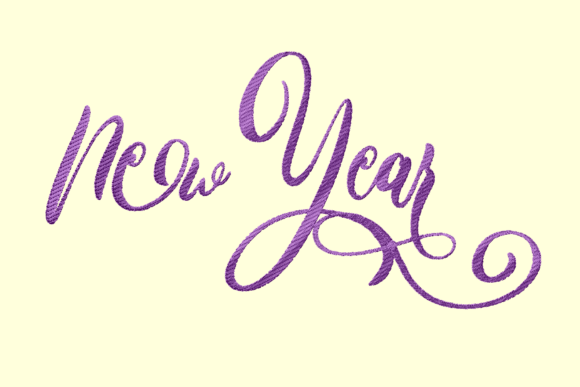 Welcoming the New Year with Elegant Embroidery
