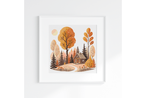 Woodland Cottage Cross Stitch: A Seasonal Delight